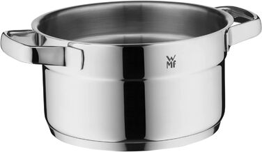 Набір каструль WMF Compact Cuisine 5 предметів, індукційний, нержавіюча сталь, з кришками, полірований Cromargan, без покриття, з внутрішньою шкалою