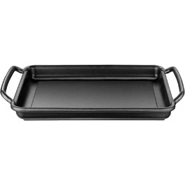 Гриль-плита Monix Solid+ 40x28 см, гладка, тефлонове покриття Classic