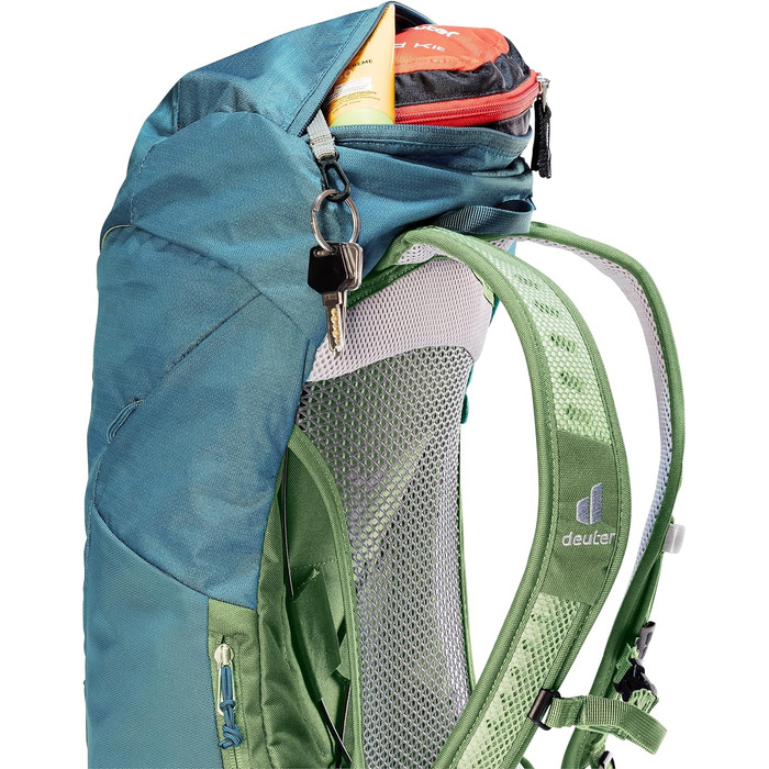 Жіночий туристичний рюкзак Deuter AC Lite 14 SL, 14 л, блакитний/зелений