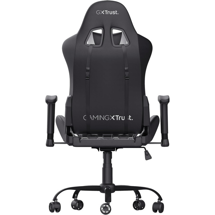 Ігрове крісло Trust Gaming GXT 708W Resto, біле, 360° обертання, знімні подушки, регульована висота, офісне крісло для комп'ютера