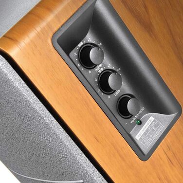 Акустична система Edifier Studio R1280DB 2.0 Bluetooth, активні полочні колонки (42 Вт) з ІК-пультом керування, цифрові входи, колір: дерево