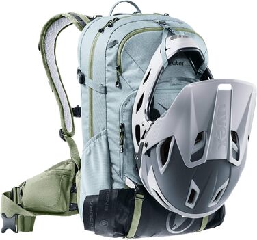 Жіночий велосипедний рюкзак Deuter Attack 18 SL з захистом, 18 л, шавлія/хакі