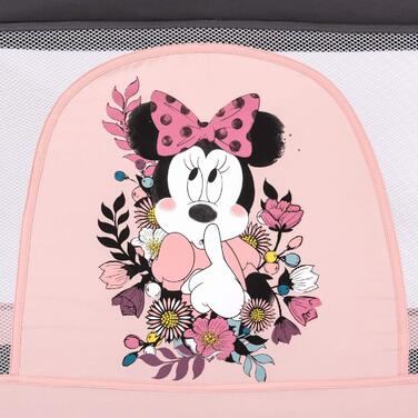 Дитяче дорожнє ліжечко Hauck Dream N Play Disney Minnie, складане, з сумкою, для дітей від народження до 15 кг, 120x60 см