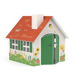 Дитячий картонний будиночок Spielhaus XXL 120x115x113 см для саду та дому
