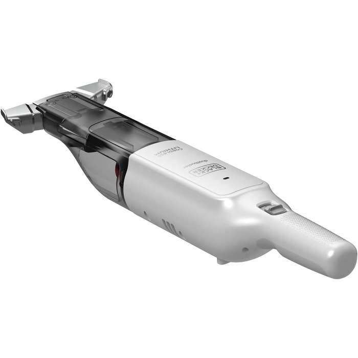 Акумуляторний ручний пилосос BLACK+DECKER Dustbuster Slim HLVC315J11, 12В, 1.5А·год, безмішковий, бездротовий, з XXL-насадкою, зарядний кабель, щілинна насадка та щітка для оббивки