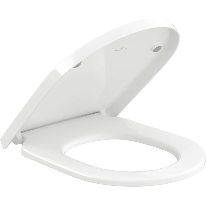 Сидіння для унітазу Villeroy & Boch Subway 3.0, дюропласт, з мікроліфтом, знімне, овальне, біле, глянцеве, оригінальна заміна