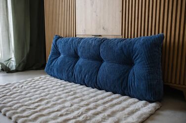 Подушка для спини Chilly Pilley® підтримувальна, для читання, ліжка, дивана, зелена, 140x50x20 см