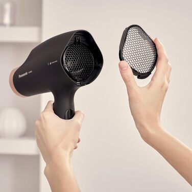 Фен для волосся Panasonic EH-NA63 Nanoe з дифузором та вузьким соплом, 2000 Вт, Рожеве золото