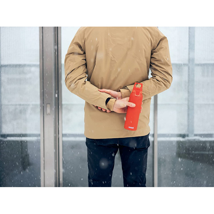 Термос-бутилка SIGG Hot & Cold One з ситечком, 0.55 л, ізольована, нержавіюча сталь 18/8, BPA-free, для чаю та напоїв, Scarlet