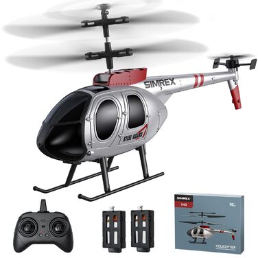 Радіокерований гелікоптер SIMREX 2.4 GHz, 2 швидкості, 20 хв польоту, для хлопчиків та дівчаток