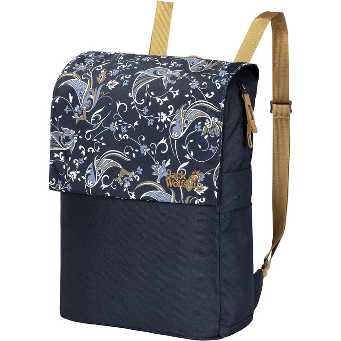 Жіночий міський рюкзак Jack Wolfskin Lynn Pack, універсальний розмір, сіро-білий з малюнком, зручний daypack