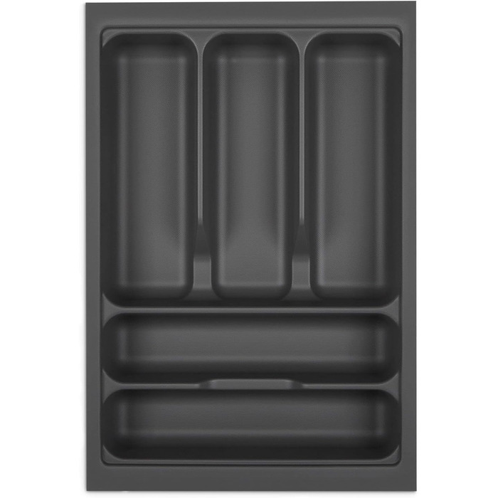 Лоток для столових приладів KÖNIG Oriongrau для шухляд SO-Box, Blum Tandembox, ModernBox, ширина корпусу 300-1200 мм (для 40 см шафи, 319x473 мм)