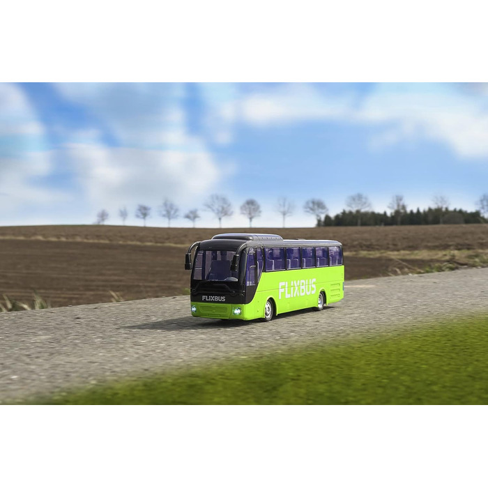 Автобус на радіокеруванні Carson FlixBus 2.4GHz, іграшка для дітей від 8 років, колірний, час роботи до 60 хв