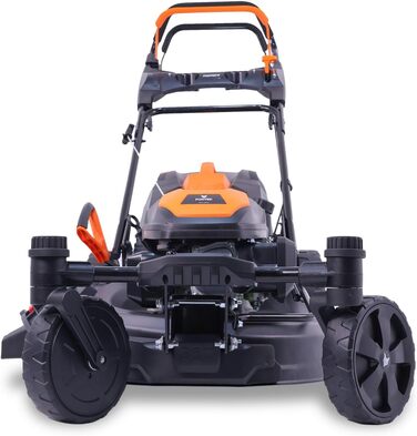 Бензиновий газонокосарка FUXTEC 4в1 FX-RM5196 з Edge-Cut, ширина косіння 51 см, 170 ccm, з приводом на задні колеса, 60л травозбірник