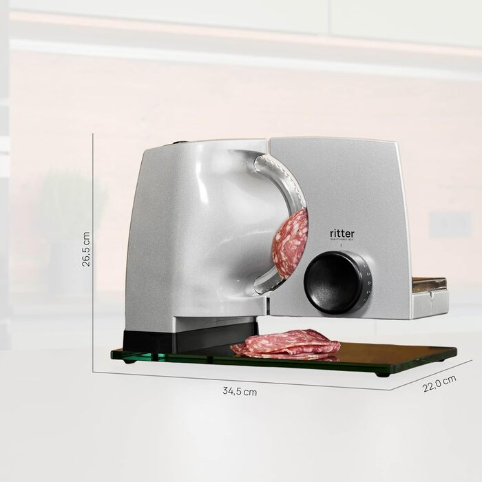 Електрична універсальна слайсер-машина ritter sono 1 з металу, для хліба та продуктів, вироблено в Німеччині