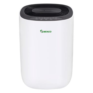 Поглинач вологи Meaco Ultra Leiser 10L – Електричний осушувач повітря MeacoDry ABC для дому, чорний