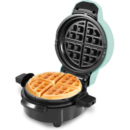 Вафельниця Elite Gourmet EWM380M з антипригарним покриттям, товсті вафлі 3,8 см, для кето, сніданків, сендвічів та яєць, легке очищення, м'ятна