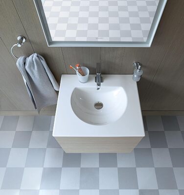 Рушникотримач-кільце Duravit D-Code, настінний, хром, 158x67x182 мм