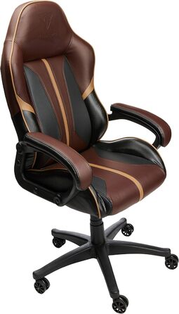 Ігрове крісло ThunderX3 BC1 BOSS, ергономічне, регульована спинка, офісне крісло для геймерів, карбоновий дизайн, чорний/коричневий