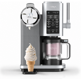 Машина для морозива CREAMi Softeis Ninja Swirl NC701EU: 13 функцій, 2 контейнери для морозива, сорбету, шейків