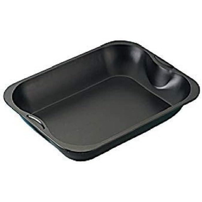 Прямокутна форма для запікання Zenker Special Cooking 40×30×5 см з антипригарним покриттям, чорна, для м'яса та запіканок