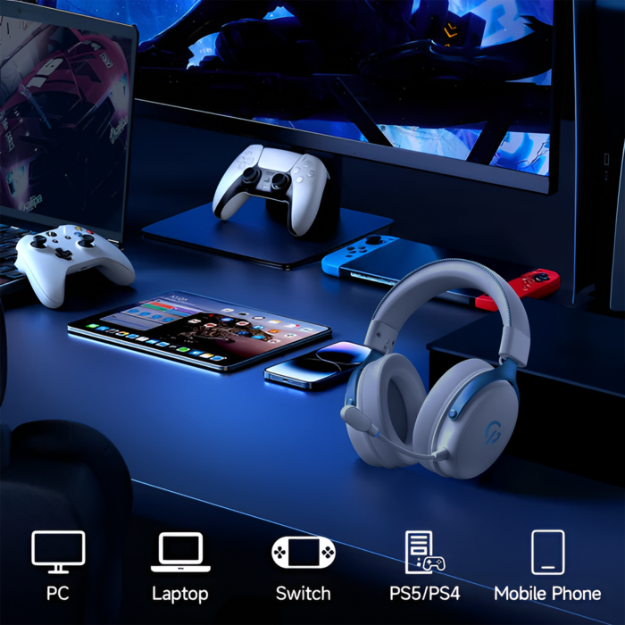 Бездротова ігрова гарнітура GamePro Asgard Skadi (HSW191WB)