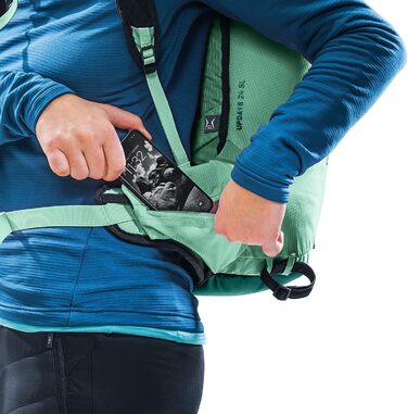 Жіночий легкий рюкзак для скітурингу Deuter Updays 24 SL, 24 л, Deepsea-spearmint