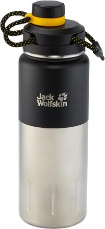Термобутилка Jack Wolfskin KAROO 0.75 л, чорна, ізотермічна, універсальний розмір