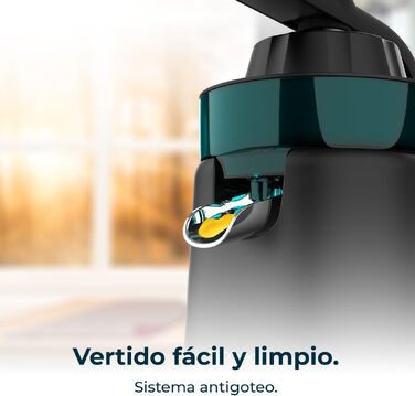 Citruspresse електрична Cecotec EssentialVita Hyden 120 для апельсинів та цитрусових, 120 Вт, чорна