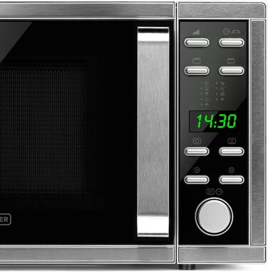 Мікрохвильова піч Black+Decker BXMZ901E з грилем і конвекцією, 25 л, сіра