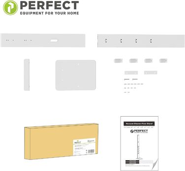 Підставка для пилососа PERFECT EQUIPMENT PHD-D200W, алюміній, біла