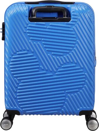 Дорожня валіза American Tourister Mickey Clouds Spinner S, розширювана, 55 см, 38/45 л, синя (Mickey Tranquil Blue), ручна поклажа
