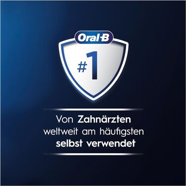 Електричні зубні щітки Oral-B Pro 3 3900, набір з 2 шт. та 3 змінними насадками, 3 режими чищення, 360° контроль тиску, White/Black