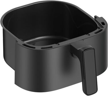 Аерофритюрниця Brabantia Airfryer XL 4 л, 1700 Вт, цифровий сенсорний дисплей, 8 програм, без PFAS, чорна, BBEK1134