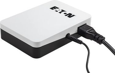 USV Eaton 3S Mini 36W для роутерів, камер та Smart Home - 9/12/15/19V DC, Білий/Чорний