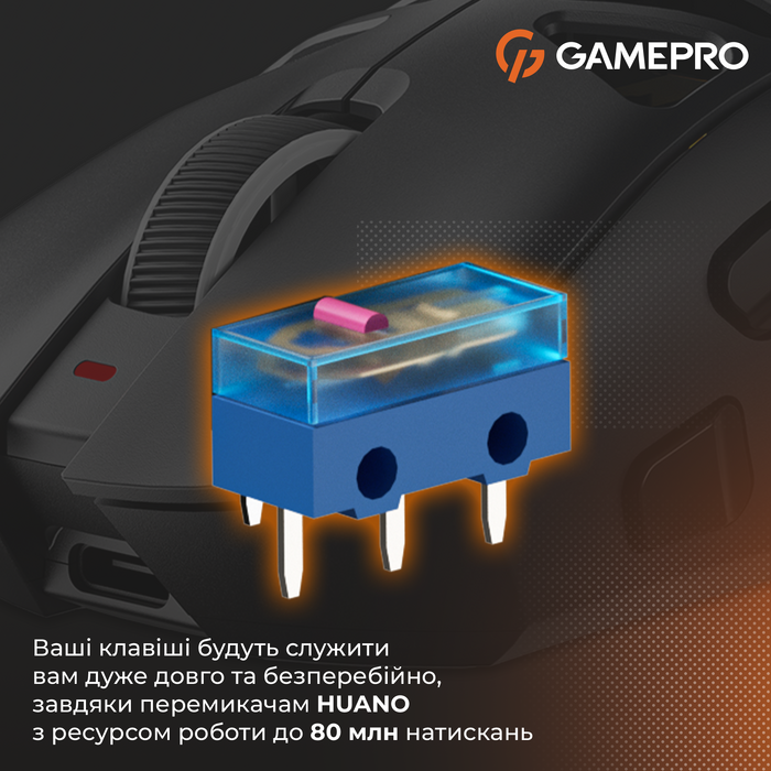 Бездротова ігрова миша GamePro Genesis Hollow (GM870HB)