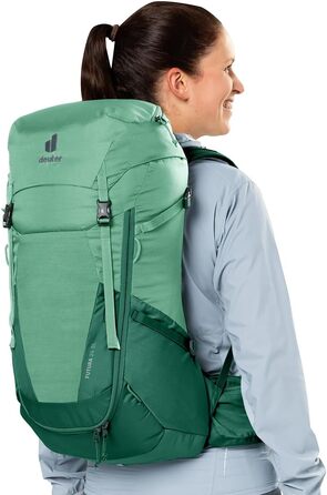 Жіночий туристичний рюкзак Deuter Futura 24 SL, 24 л, бірюзово-зелений