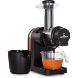Соковижималка Klarstein Bella Elegance, 200 Вт, 400 мл, BPA-free, чорна, антиковзка, легке очищення