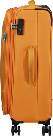 Валіза American Tourister Pulsonic Spinner M, розширювана, 68 см, 64/74 л, жовта (Sunset Yellow)
