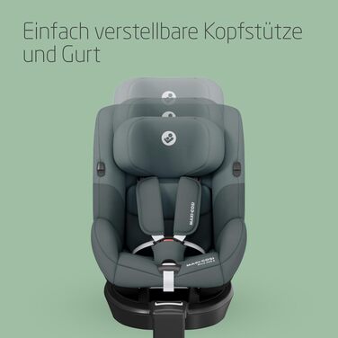 Дитяче автокрісло Maxi-Cosi Mica 360 S i-Size з ISOFIX, для дітей від 40 до 150 см, Tonal Graphite