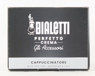 Електричний спінювач молока Bialetti для капучино, 150 мл, 300 мл, білий