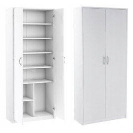 Стелаж Meble Bestseller Patryk, білий, 74 x 180 x 35 см