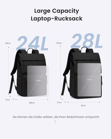LOVEVOOK Рюкзак для ноутбука 17,3
