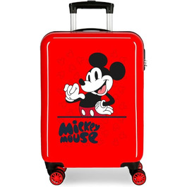 Дитяча валіза Disney Mickey Mouse червона, стильна, кабінна