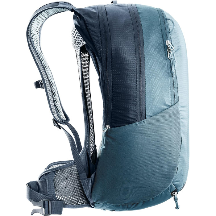 Велосипедний рюкзак Deuter Race Air 14+3 л, Atlantic-Ink, легкий, вентиляція спини