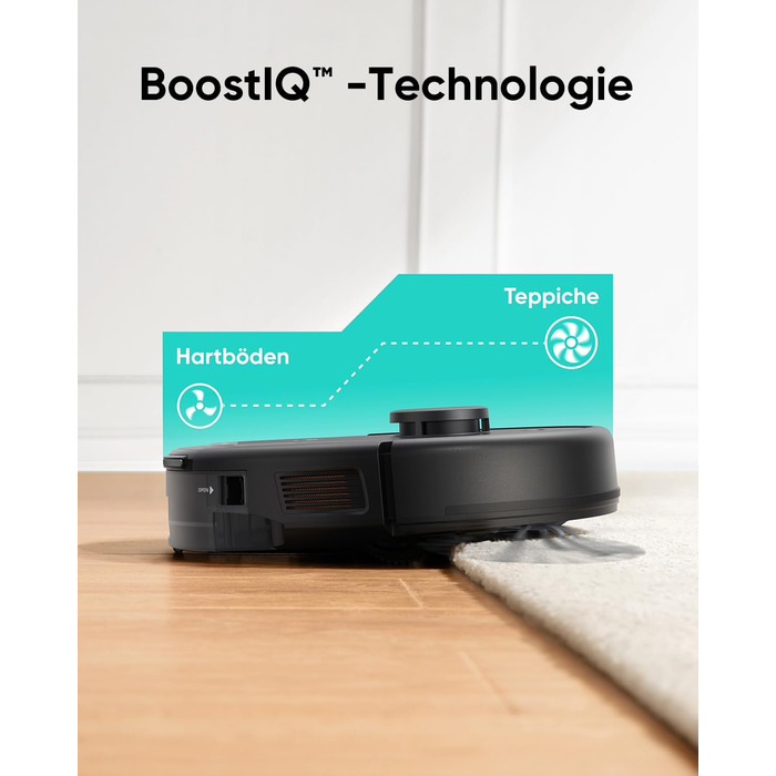 Робот-пилосос eufy L60 з потужністю 5000 Па, лазерна навігація, додаткова керованість, для глибокого очищення підлоги, ідеальний для шерсті, килимів і твердих покриттів