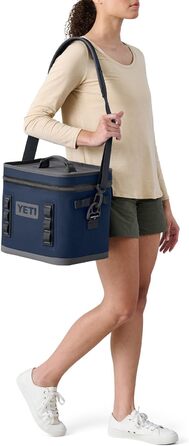Сумка-холодильник YETI Hopper Flip 8, портативна, ізольована, колір Wetlands Brown