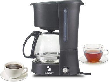 Кавоварка BEPER BC.060 Americano 600 мл, ABS, чорна