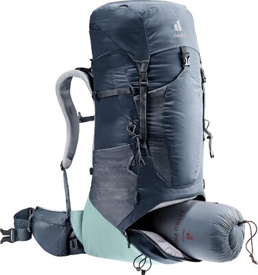 Жіночий трекінговий рюкзак Deuter Aircontact Lite 35+10 SL, легкий, Ink-Jade, 35+10 л