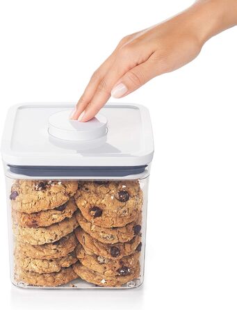 Набір контейнерів OXO Good Grips Pop, 5 шт, пластикові, білі, для зберігання продуктів